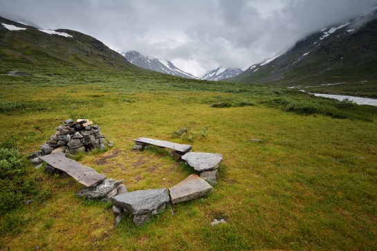 NORSKO - tábořiště v národním parku Jotunheimen