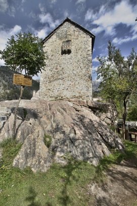 Albánie  -  vesnička  Theth  -  národní park