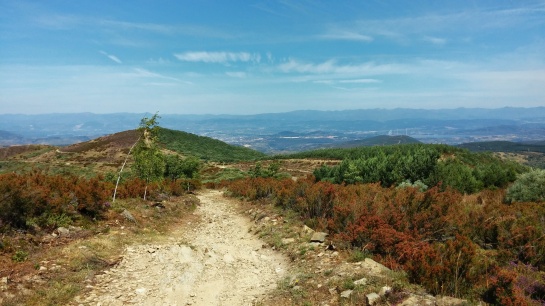 V dálce Ponferrada...zpátky do reality