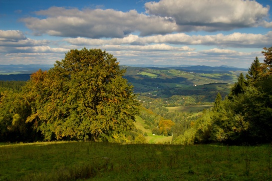 Podzim na Mikulčině vrchu