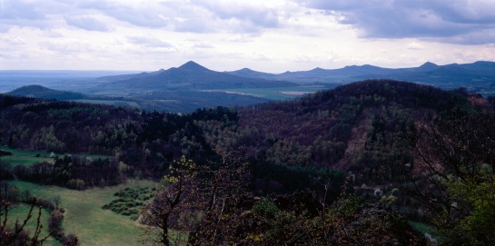 České středohoří od Hlinné