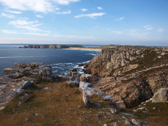 pobřeží u Pointe de Penhir