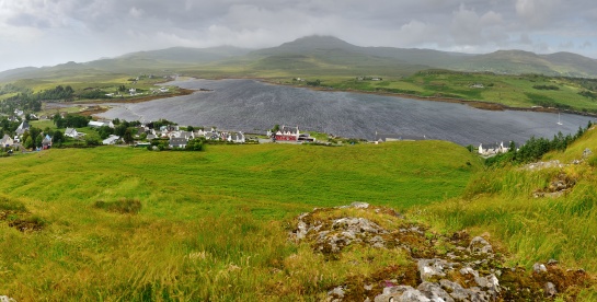 SKOTSKO - pohled na DUNVEGAN