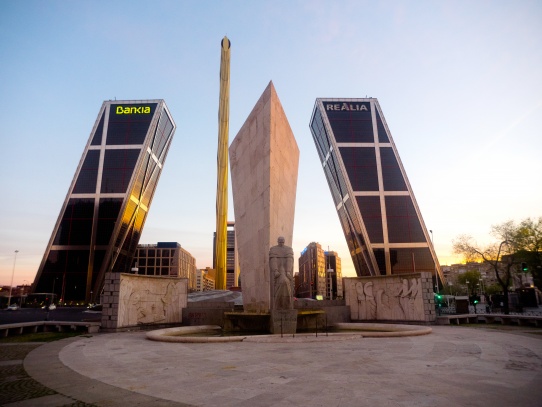 Madrid - náměstí Plaza de Castilla