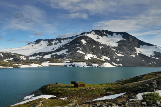 NORSKO - cestou na Fäberg (viděn ledovec Nigardsbreen) „zlatá cesta severu“ RV63