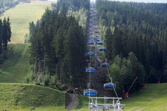 Sedačková lanovka Špindlerův Mlýn / Svatý Petr/ -Pláń