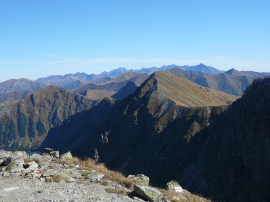 západní panorama Roháčů z Pacholy