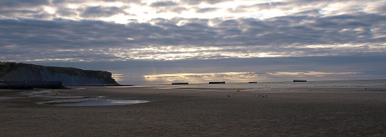 Pláž Omaha -  muzeum Arromanches