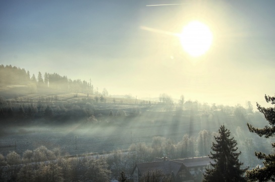 Čertovy skály, pohled na Lidečko