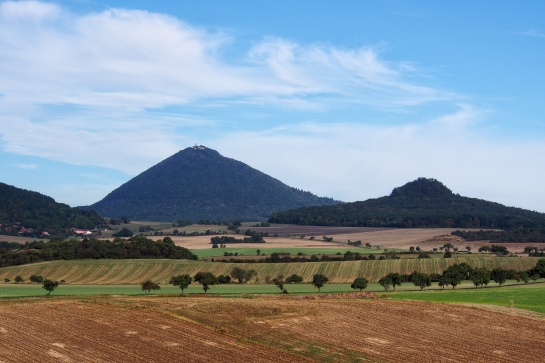 Milešovka a Ostrý