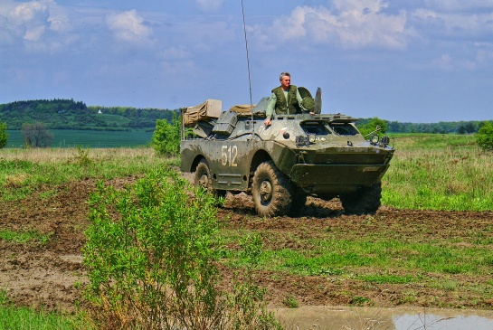 Vojenský veterán obrněný transportér