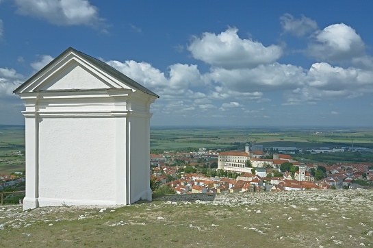 Pohled na město Mikulov