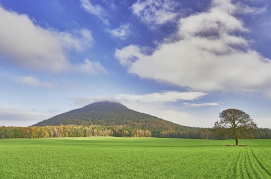 Krajina kolem Růžovského vrchu