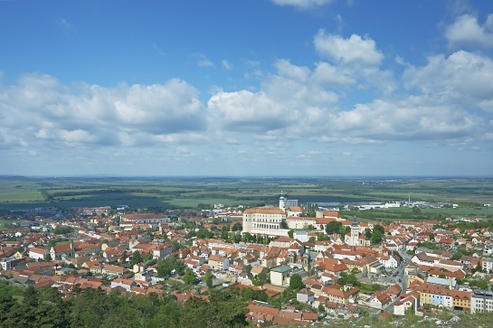 Pohled na město Mikulov