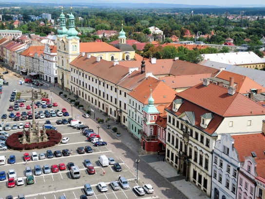 Hradec Králové pohled z Bílé věže