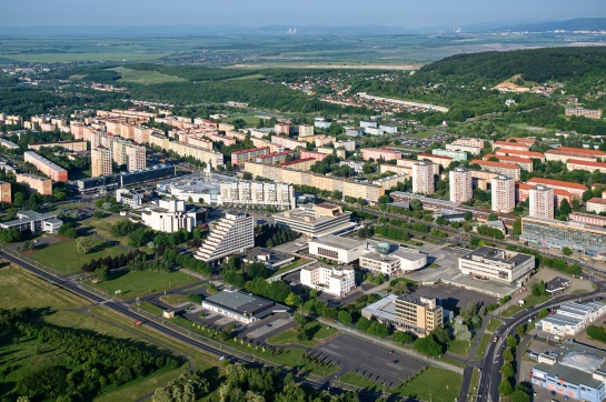 Pohled na centrum města  Most