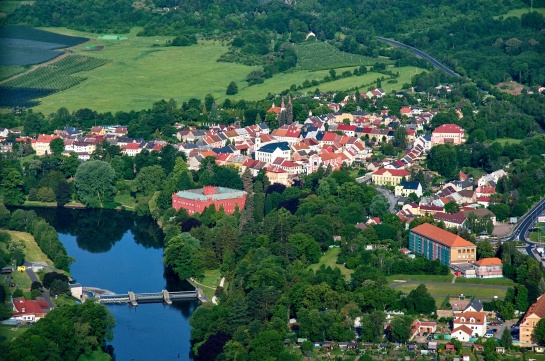 zámek a město Klášterec nad Ohří