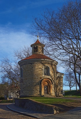 Praha Vyšehrad rotunda sv. Martina