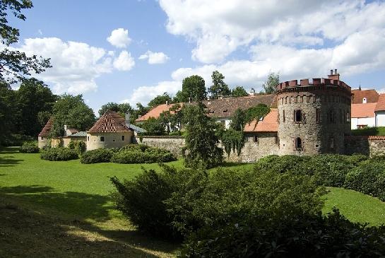 Parkán v Třeboni