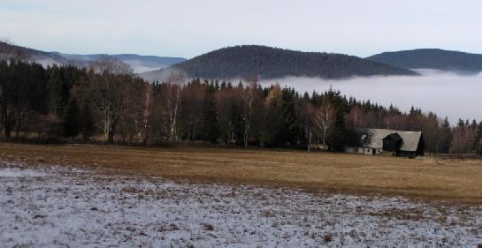 pohled od Horních Hrádek k Srní