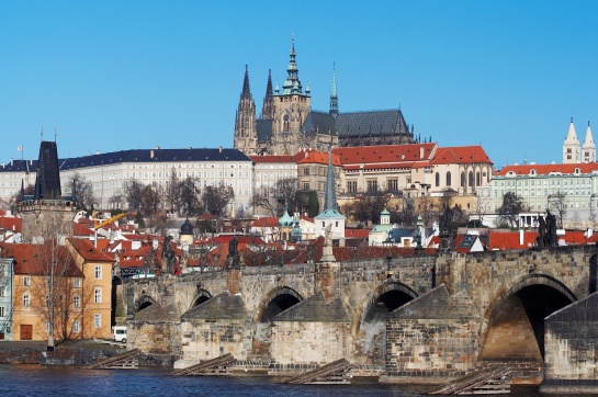 Hradčany a Karlův most