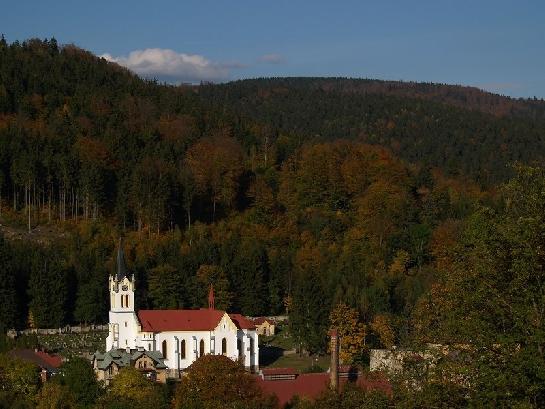 Josefův Důl - kostel Proměnění Páně