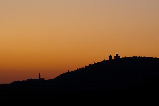 Mikulov při západu