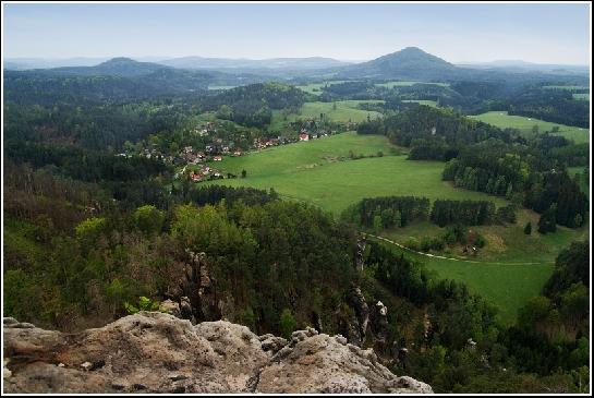 Pohled z Mariiny vyhlídky