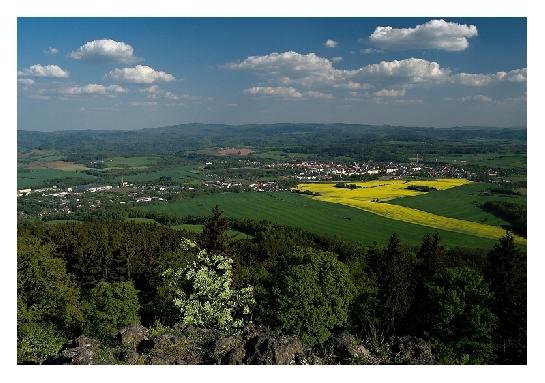 Pohled na město Ostrov