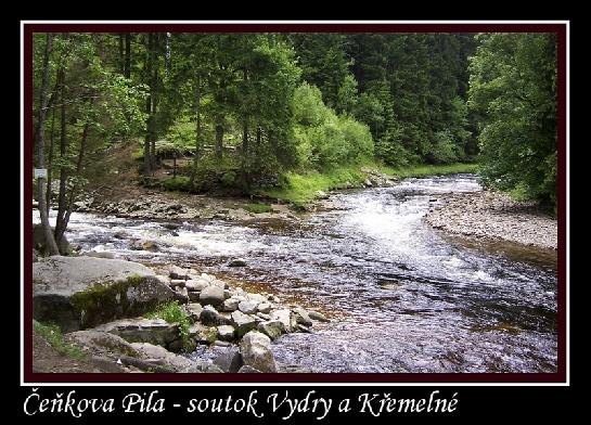 soutok Vydry a Křemelné